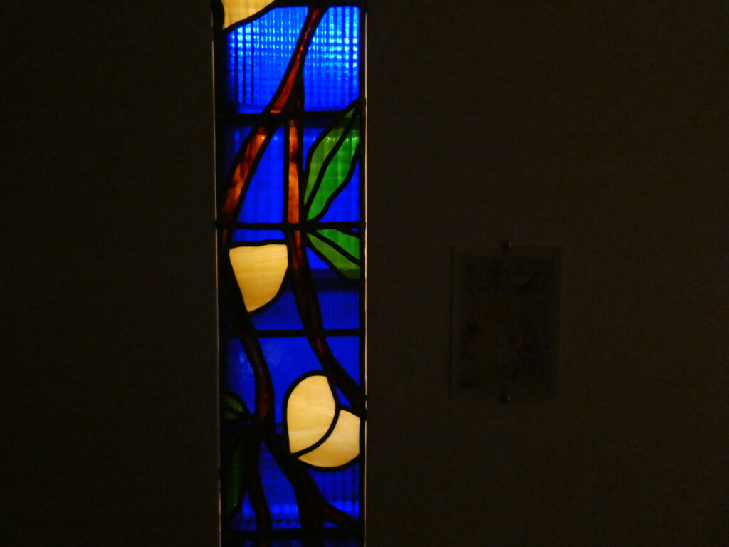 vitrail citron, la nuit