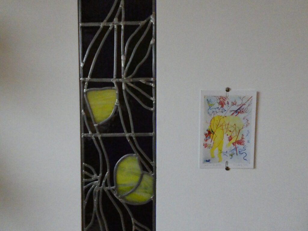 vitrail citron, au petit matin