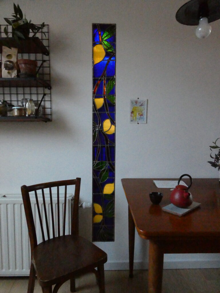 vitrail citron, à l'heure du thé